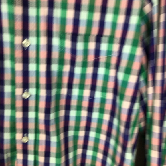 Charleston Threads plaid costal color button-upXXL - Picture 4 of 10